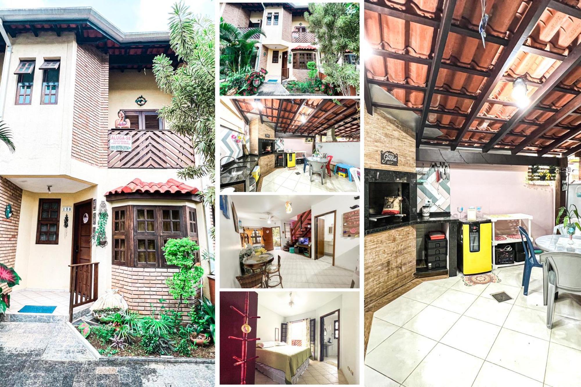 Paz E Mar Beach House - Area Gourmet Completa Caraguatatuba Zewnętrze zdjęcie
